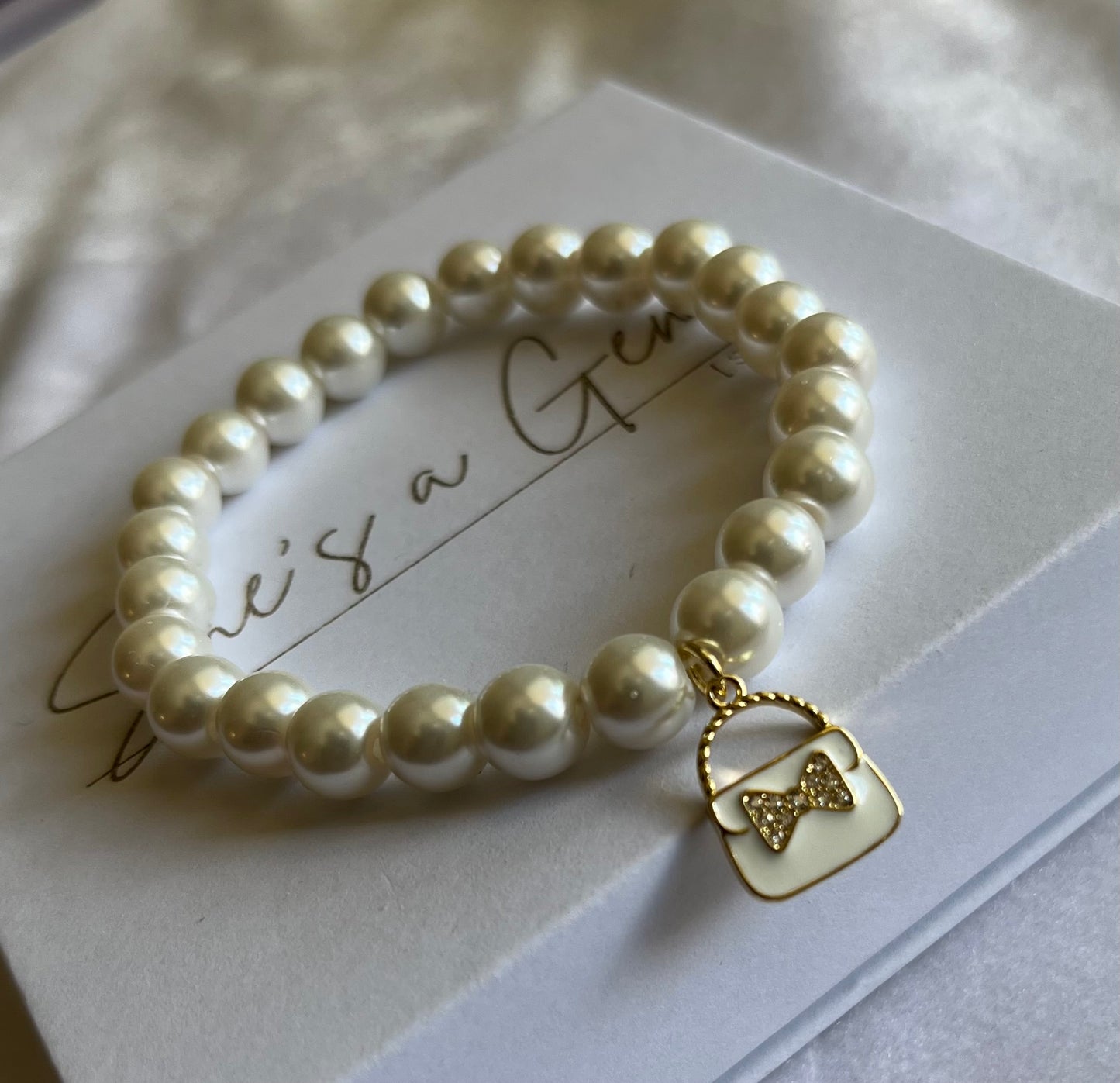 Darling Bow Bag Bracelet