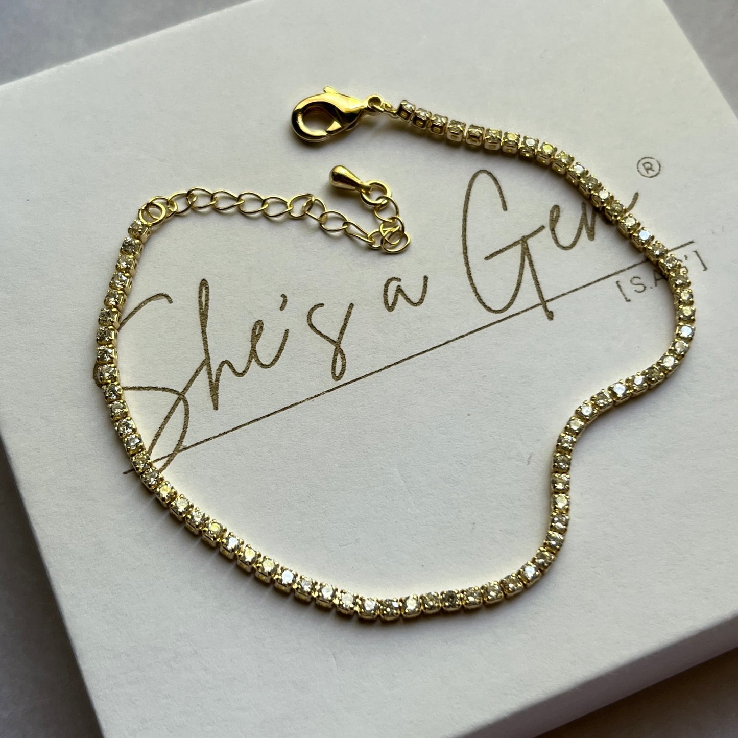 Starlight Tennis Bracelet