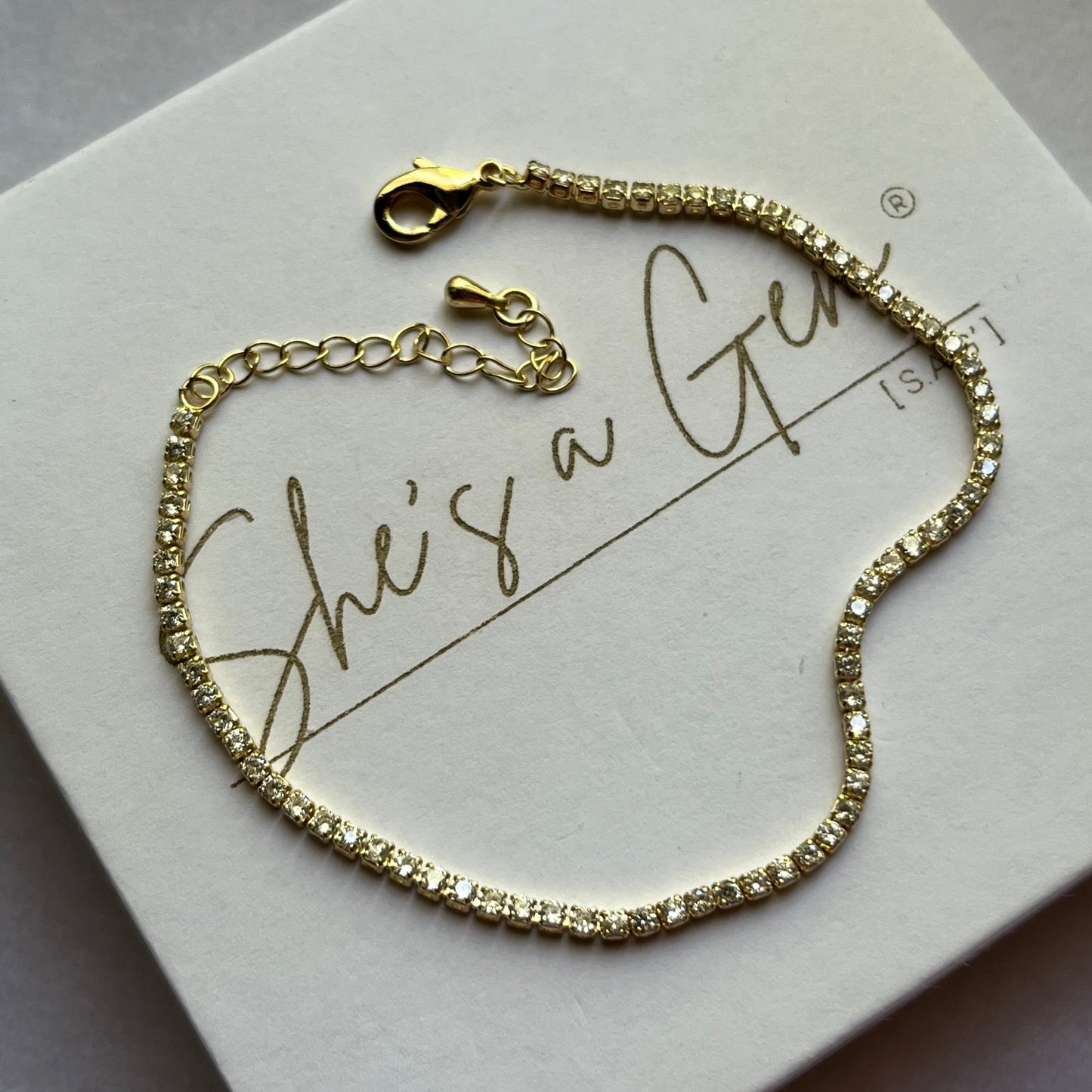 Starlight Tennis Bracelet