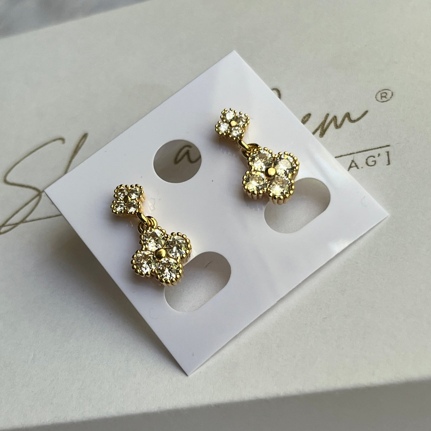 Four Leaf Bloom Earrings