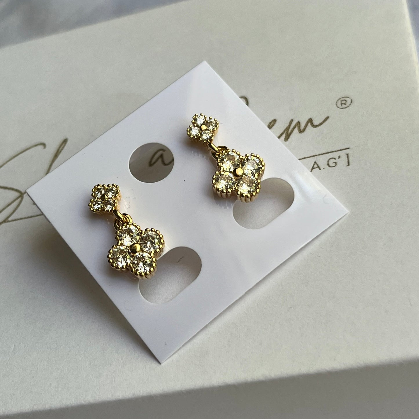 Four Leaf Bloom Earrings