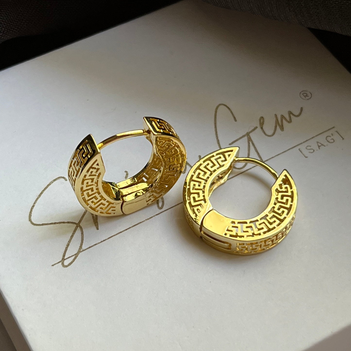 Darling Greek Hoops