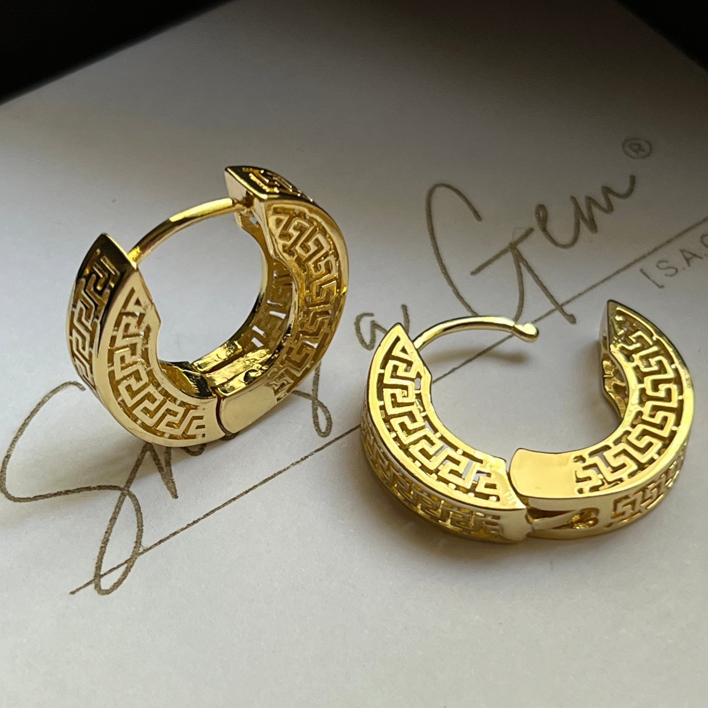 Darling Greek Hoops
