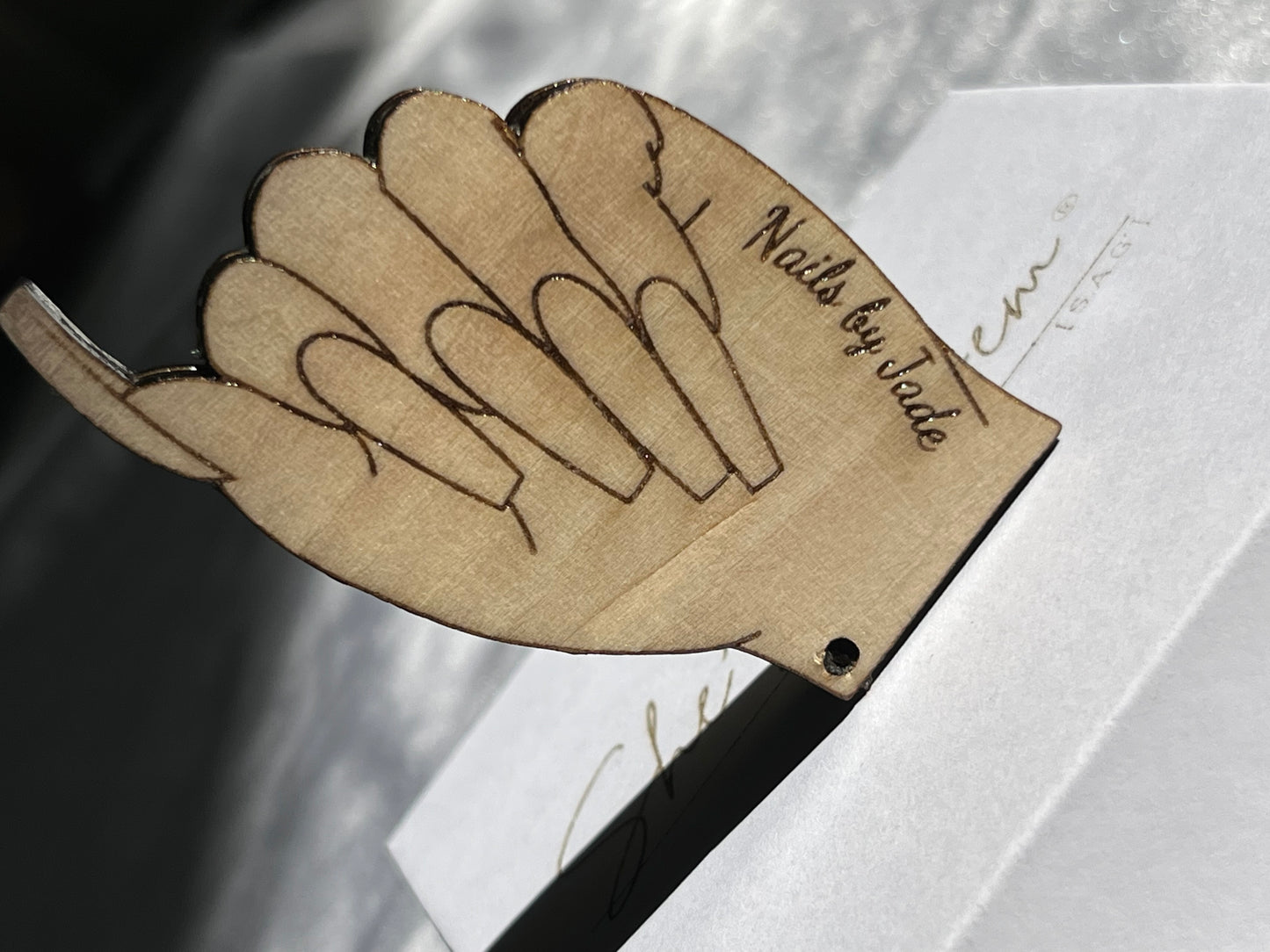 Nail NFC Keychain