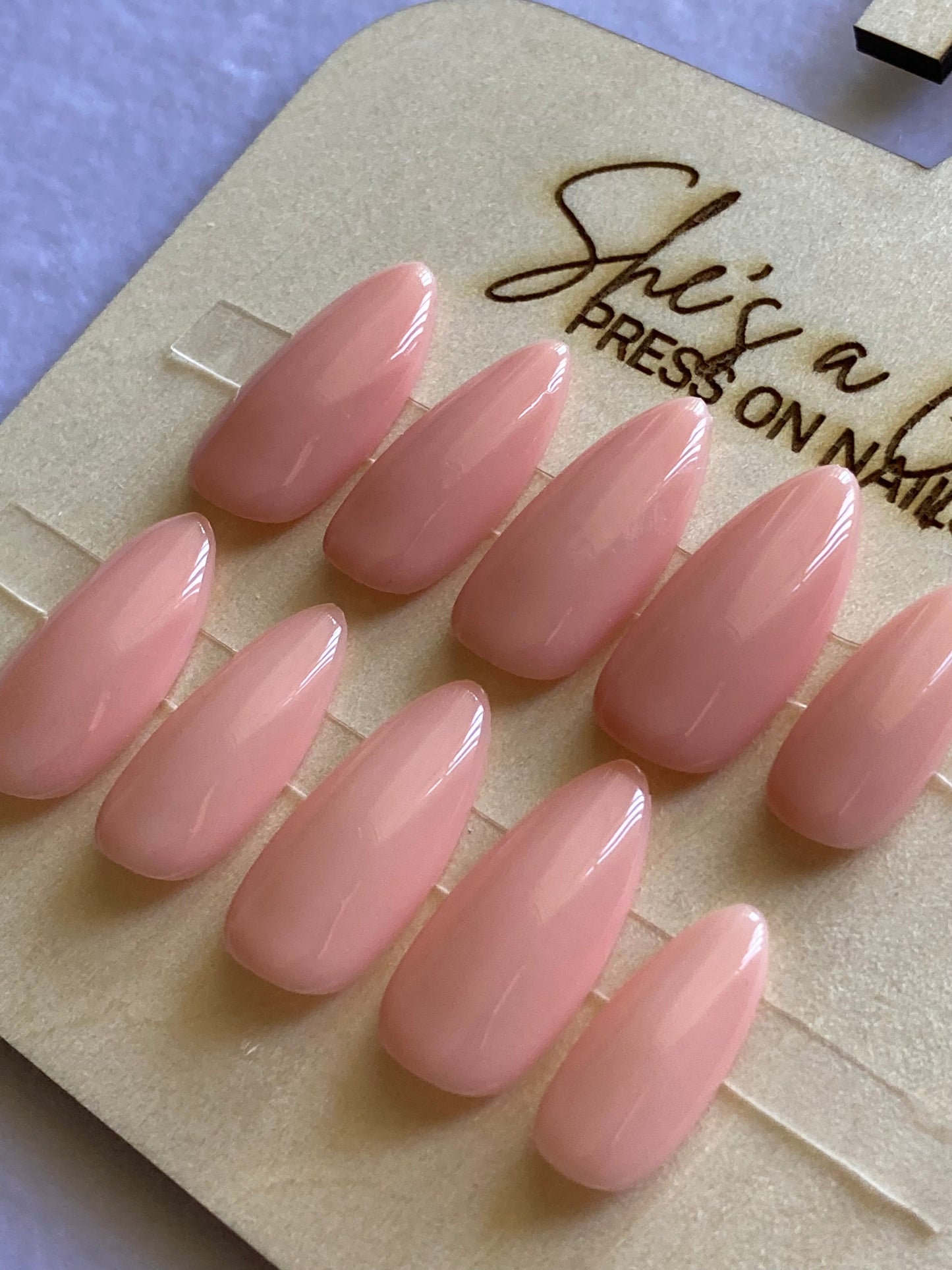 Pink Sapphire-Press on Nails