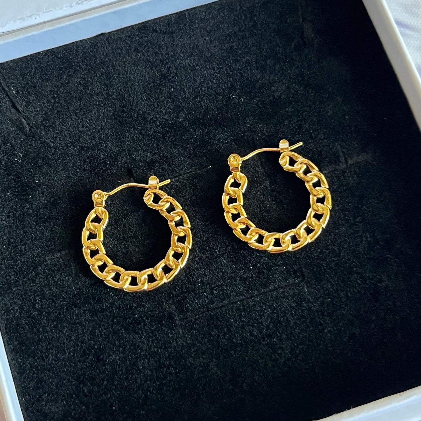 Chain Hoop Earrings