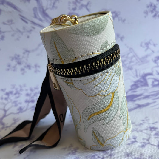 Sage Green Floral Essentials Bag Charm