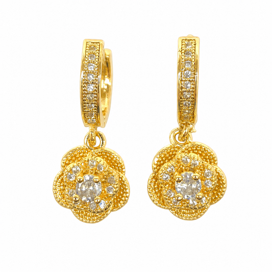 Flower Dangle Earrings