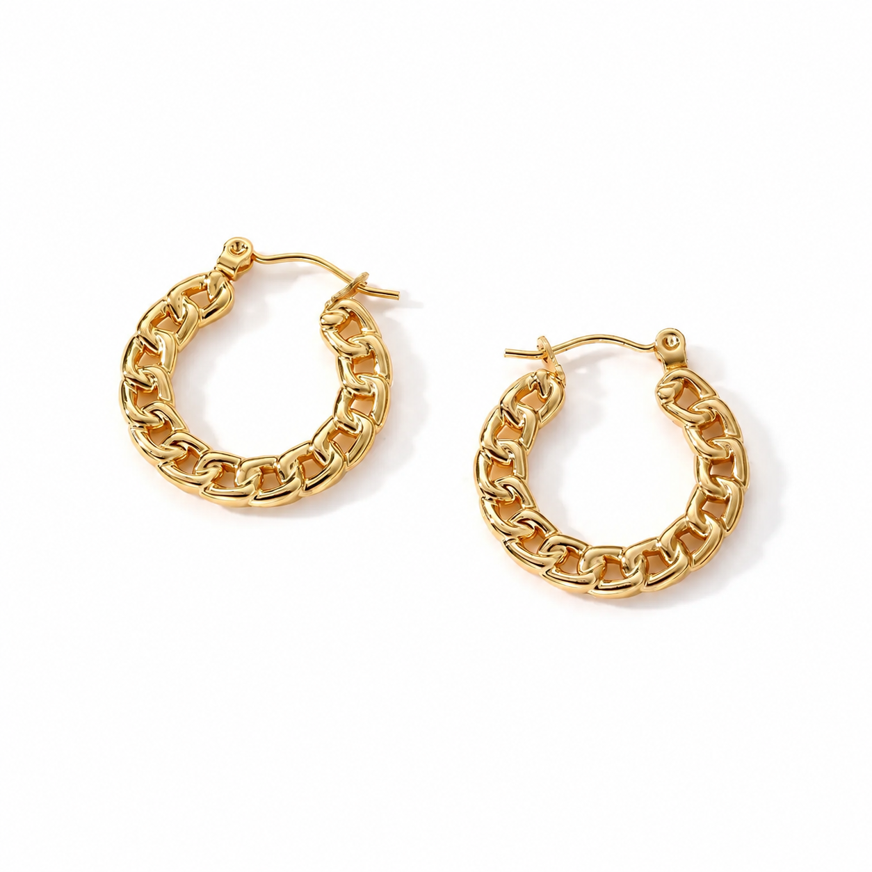 Chain Hoop Earrings