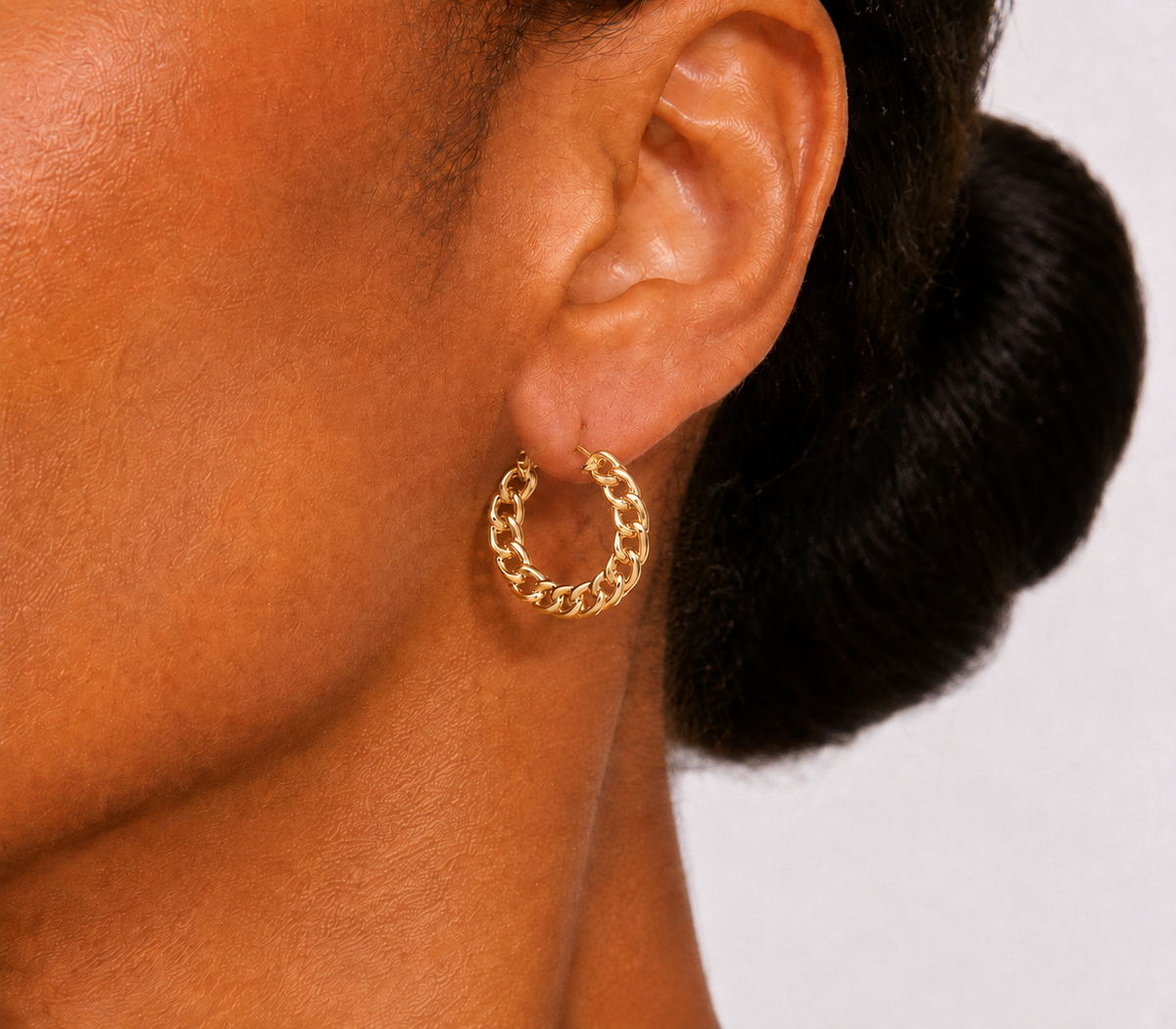 Chain Hoop Earrings