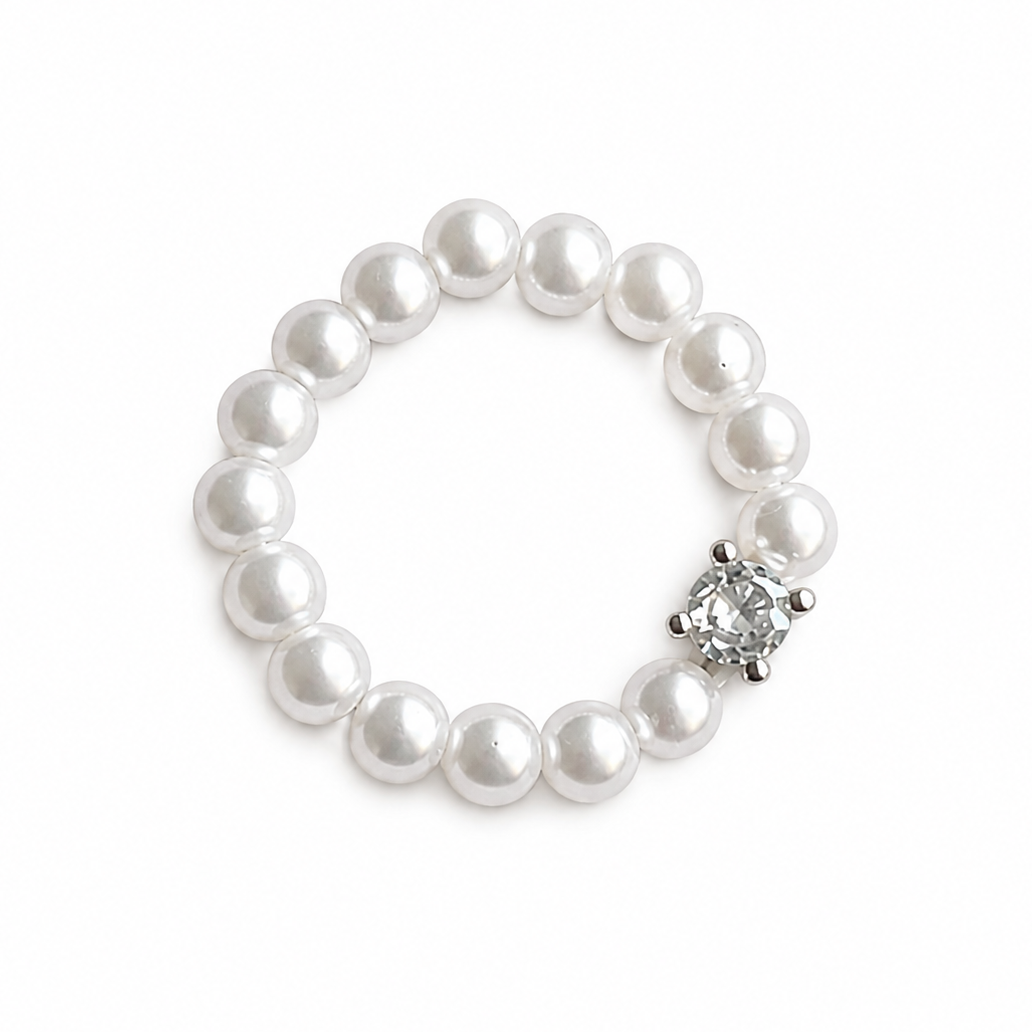 Pearl Gem Stretch Ring
