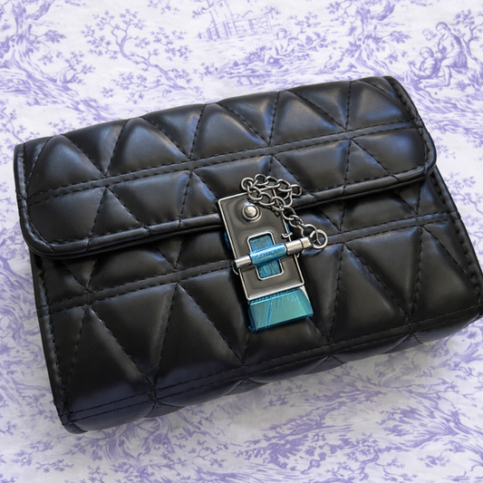 Midnight Quilted Mini Bag