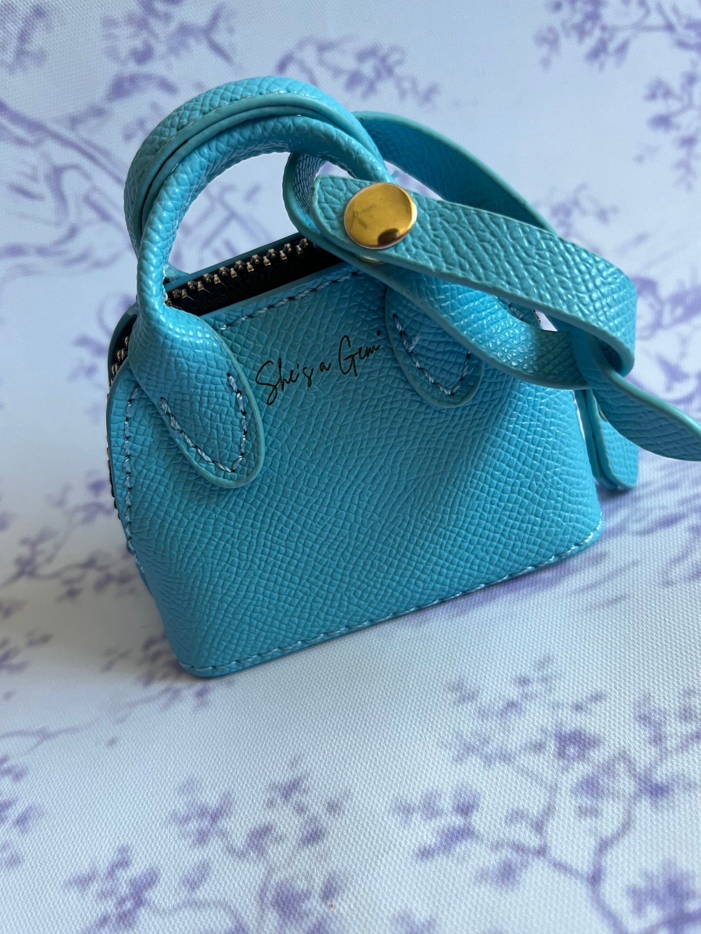 She’s a Gem Mini Handbag Charm – Luxury Purse Keychain Accessory
