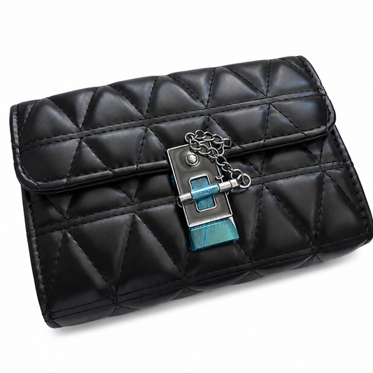 Midnight Quilted Mini Bag