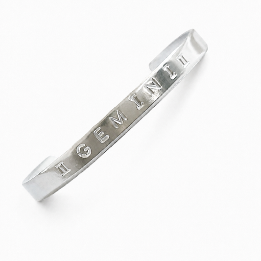 Personalized Silver Cuff Bracelet