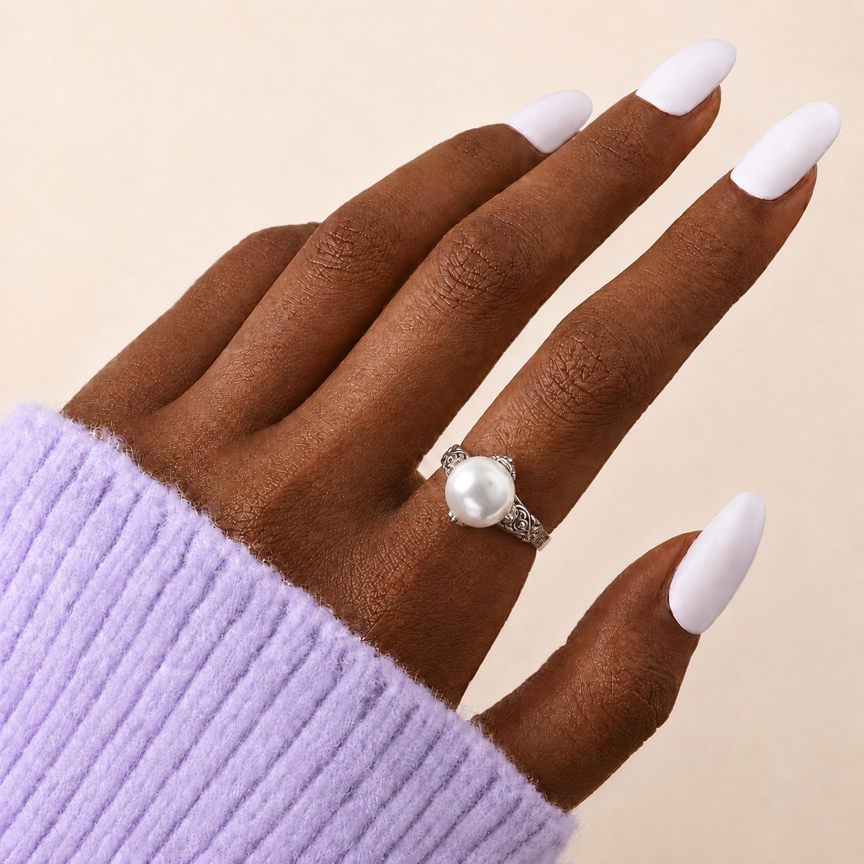 Pearl Heirloom Filigree Ring
