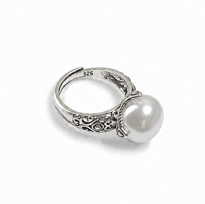 Pearl Heirloom Filigree Ring