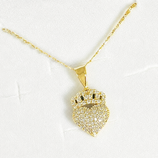 Crown Heart Necklace