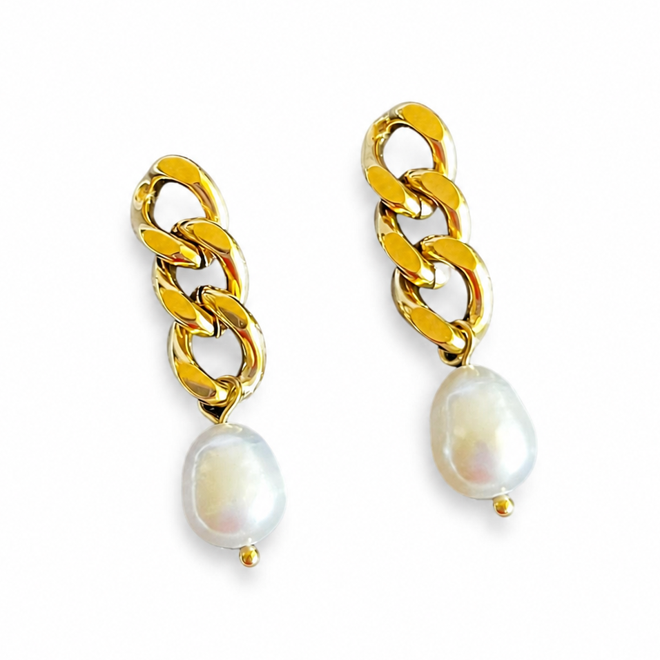Luxe Pearl Drop Earrings