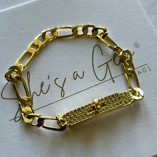 Lock Me Link Bracelet