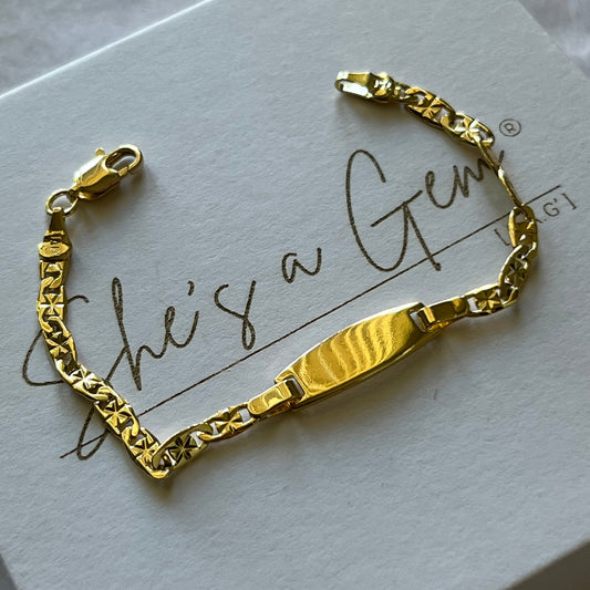 Classic Gem ID Bracelet