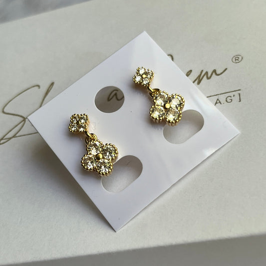 Four Leaf Bloom Earrings