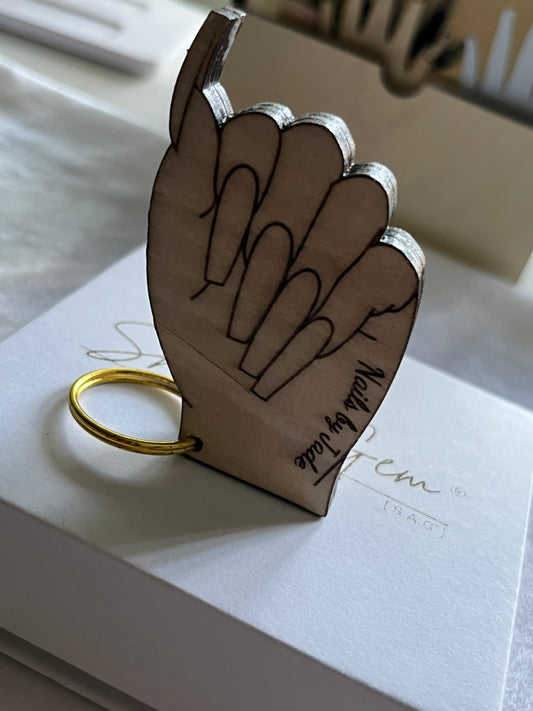 Bulk Nail NFC Keychain