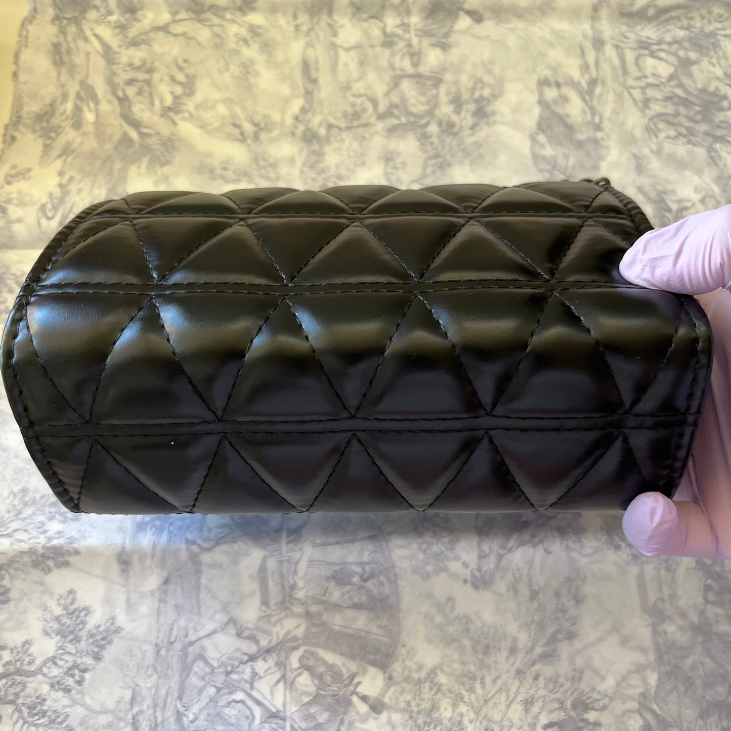 Midnight Quilted Mini Bag