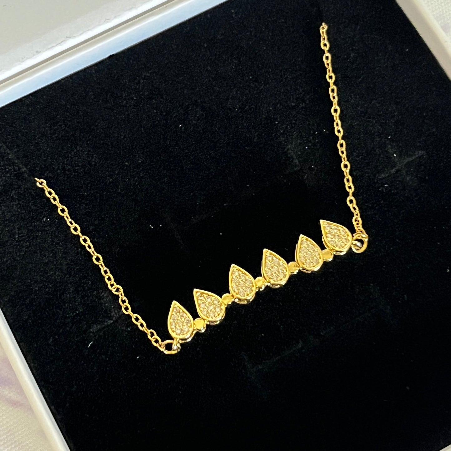 18K Gold Plated Stainless Steel Lucky Clover Necklace