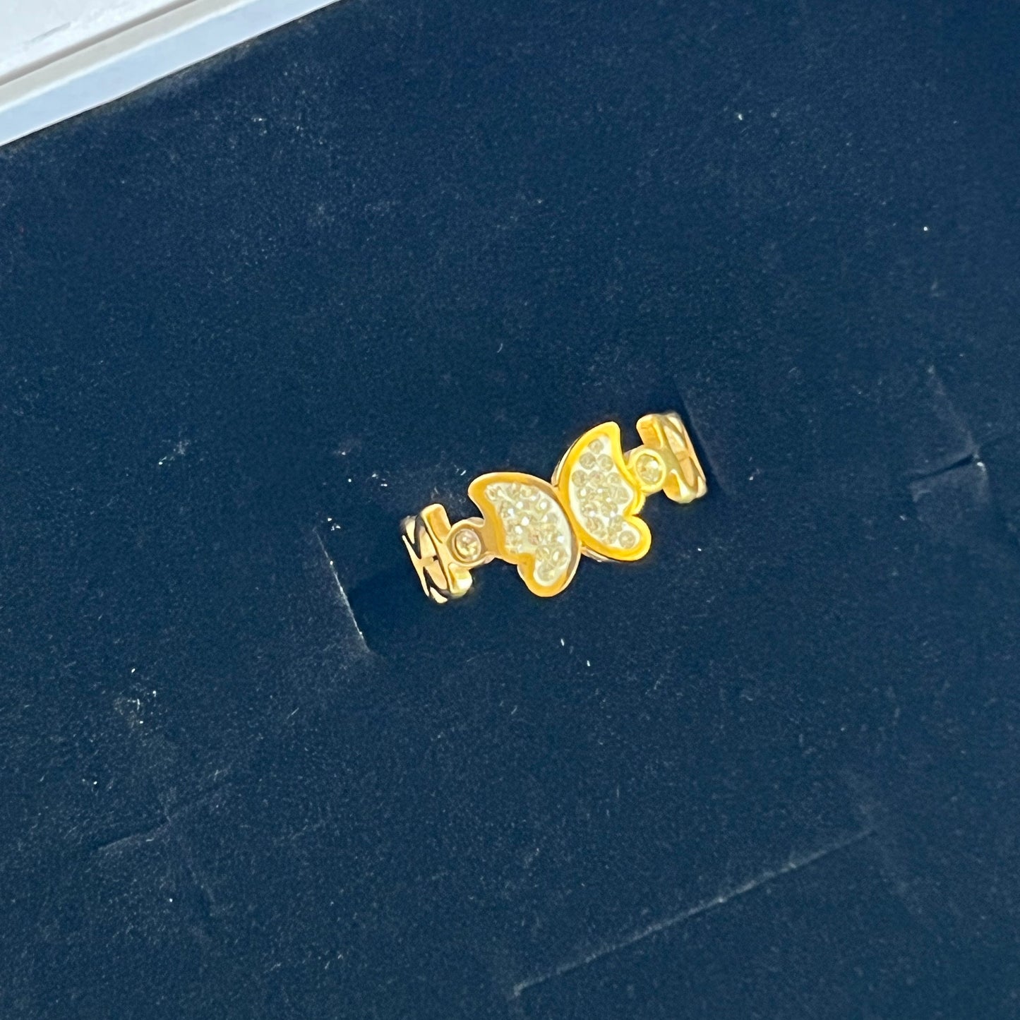 Gold Filled Butterly Ring