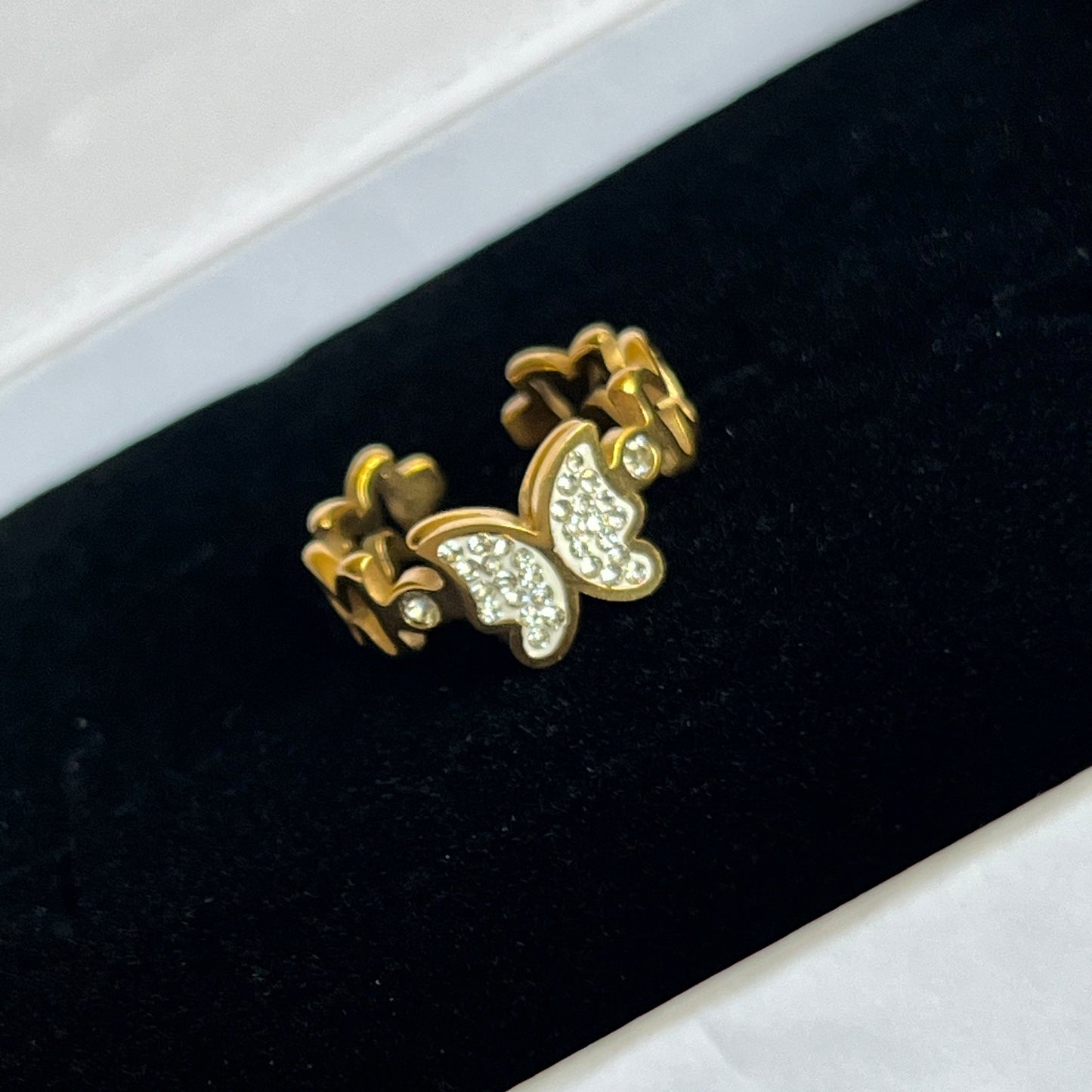 Gold Filled Butterly Ring