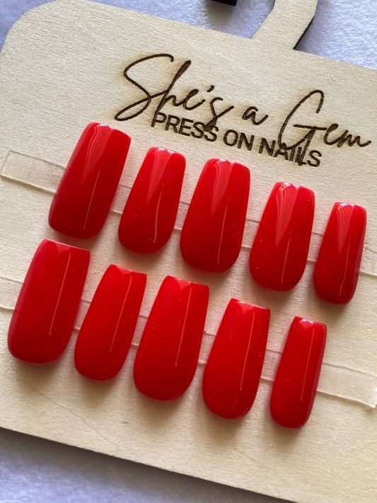 Red Velvet Press on Nails